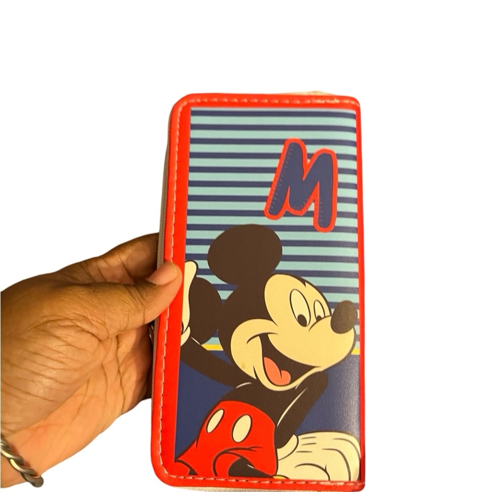 Mickey Mouse Wallet with Red Trim - Picture 3 of 6